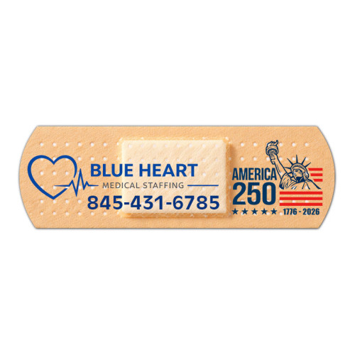 3.5x1.1 Inch Band-Aid Shape Magnets - 20 Mil