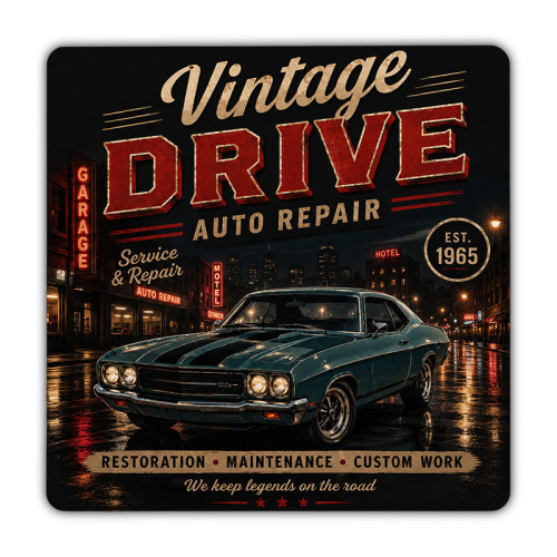 4 Inch Full Color Square Pulpboard Coasters