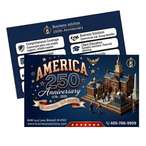 4x6.37 Inch Double Sided Rectangle Magnets