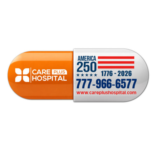5.125 x 1.925 Pill Capsule Shape Magnets - 20 Mil