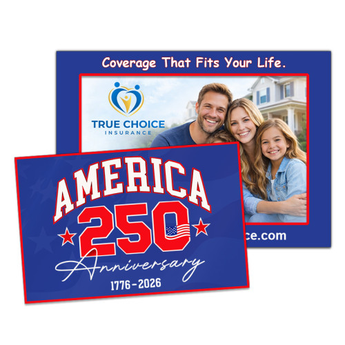 5x7 Inch Picture Frame Square Corner Magnets - 20 Mil