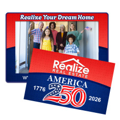 7.37x5 Inch Picture Frame Magnets with Round Corners - 20 Mil