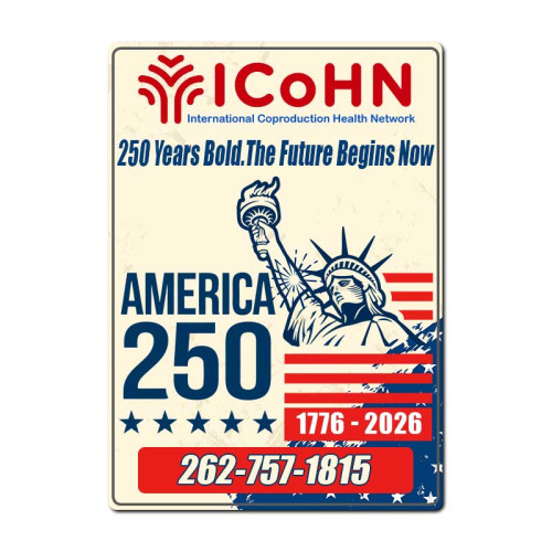 USA 250th Anniversary 5x7 Round Corners Indoor Magnets - 20 Mil