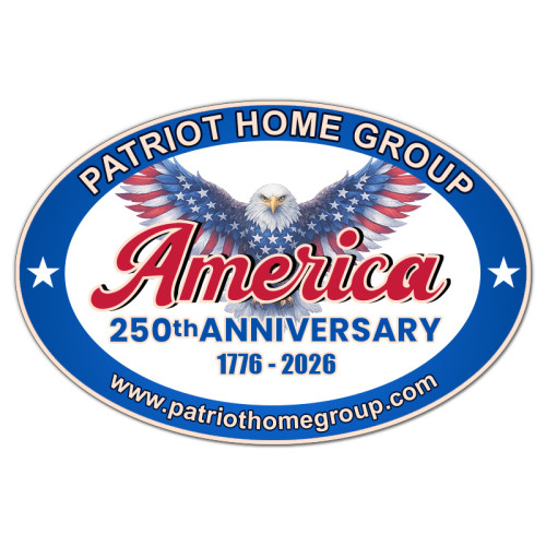 America 250th Anniversary 6x4 Outdoor Oval Magnets - 30 Mil