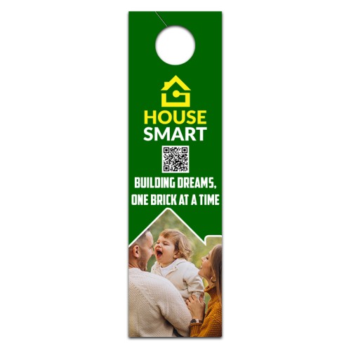 4x14 Inch Full Color One Sided Door Hangers - 16 pt Paper