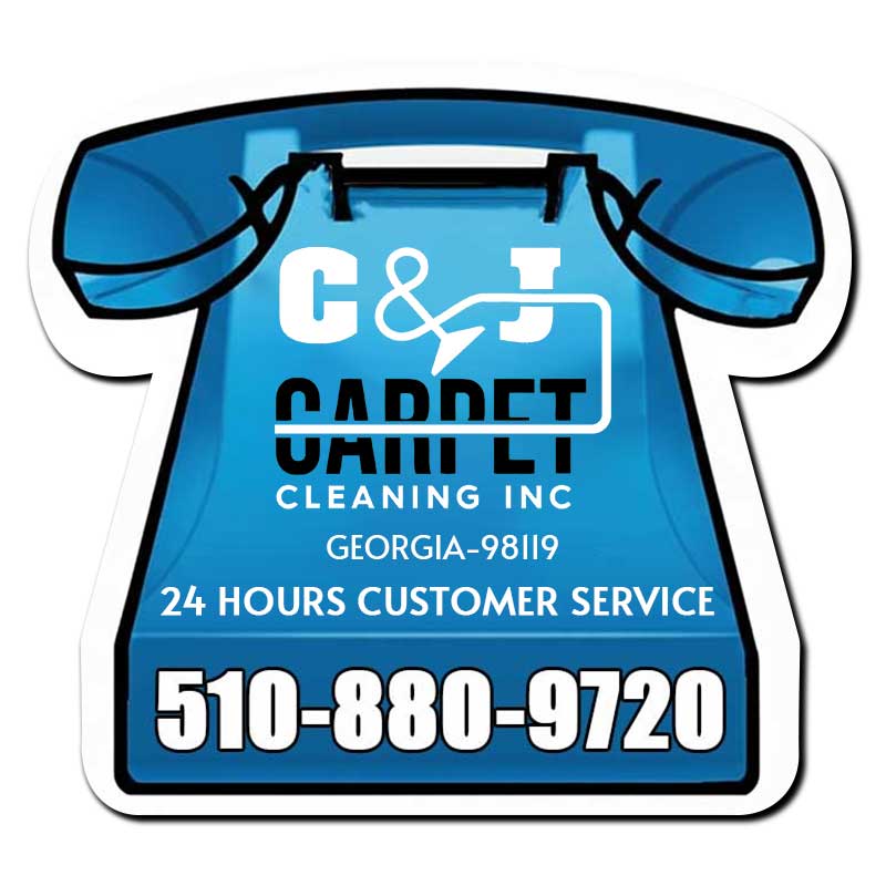 2.74x2.53 Telephone Shaped Business Card Indoor Magnets - 40 Mil