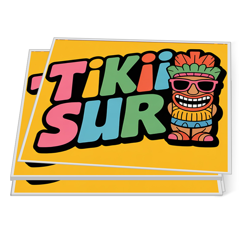 6.75x6 Inch Rectangle Full Color Outdoor Vinyl Stickers